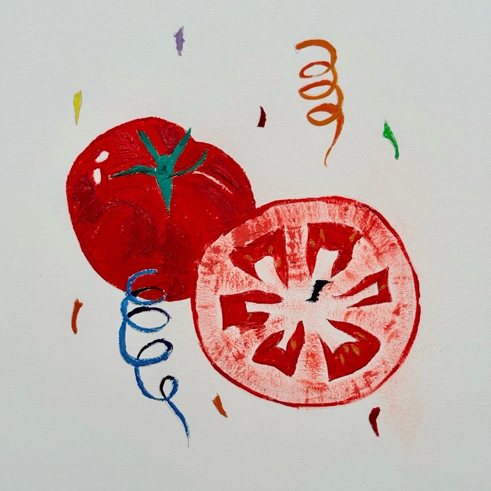 Tomato Party Art Print